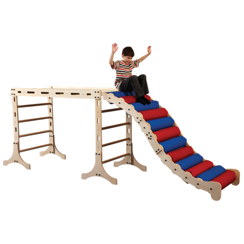 Wavy roller slide